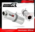 ауспух заглушител DOMINATOR овален подходящо за мотоциклет Kawasaki ZX6R 1998 - 2002