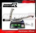 decat среден ауспух DOMINATOR Mid Pipe подходящо за мотоциклет DL 1000 V-Strom 2017 - 2020 2