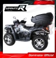 ауспух заглушител DOMINATOR кръгъл подходящо за мотоциклет Cf moto X8 Terralander 800 V Twin 2012 - 2016 2