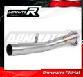 decat среден ауспух DOMINATOR Mid Pipe подходящо за мотоциклет Ninja H2 SX 2018 - 2020