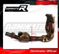 decat среден ауспух DOMINATOR Mid Pipe подходящо за мотоциклет Ninja H2 SX 2018 - 2020 2