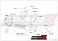 ауспух заглушител DOMINATOR хомологиран HP1 подходящо за мотоциклет R1200R 2015 - 2018 5