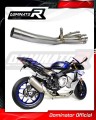 decat среден ауспух DOMINATOR Mid Pipe подходящо за мотоциклет YZF R1 1000 2015 - 2016