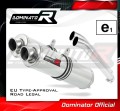 ауспух заглушител DOMINATOR хомологиран кръгъл подходящо за мотоциклет DL 1000 V-STROM 2002 - 2012