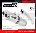 ауспух заглушител DOMINATOR хомологиран овален подходящо за мотоциклет DL 1000 V-STROM 2002 - 2012
