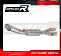 decat среден ауспух DOMINATOR GP3 Mid Pipe подходящо за мотоциклет YZF R1 1000 RN65 2020 - 2022 2