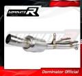 decat среден ауспух DOMINATOR Mid Pipe подходящо за мотоциклет MT-10 RN45 2016 - 2020 2