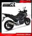 ауспух заглушител DOMINATOR кръгъл подходящо за мотоциклет Honda NC 700 / 750 X 2012 - 2020 3