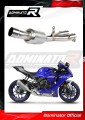 decat среден ауспух DOMINATOR Mid Pipe подходящо за мотоциклет YZF R1 1000 2020 - 2022