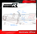 ауспух заглушител DOMINATOR хомологиран HP1 подходящо за мотоци