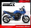 пълна изпускателна система със заглушител DOMINATOR Full System GP1 черен подходящо за мотоциклет Suzuki GSF 650 BANDIT N / S 2005 - 2006 2