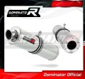 ауспух заглушител DOMINATOR кръгъл подходящо за мотоциклет Kawasaki ZRX 1200 R 2001 - 2007