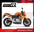 ауспух заглушител DOMINATOR GP1 черен подходящо за мотоциклет Kawasaki ER - 6 N / F 650 2009 - 2011 2