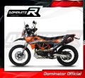 ауспух заглушител DOMINATOR HP1 черен подходящо за мотоциклет KTM 690 ENDURO R 2019 - 2020 2