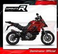 ауспух заглушител DOMINATOR HP3 черен подходящо за мотоциклет Ducati Multistrada 1260 Enduro 2019 - 2020 2