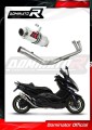 пълна изпускателна система със заглушител DOMINATOR Full System GP1 подходящо за мотоциклет Yamaha T-MAX 500 2008 - 2011
