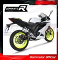пълна изпускателна система със заглушител DOMINATOR Full System HP3 черен подходящо за мотоциклет Yamaha YZF R125 2019 - 2020