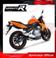 ауспух заглушител DOMINATOR овален подходящо за мотоциклет Kawasaki ER - 6 N / F 650 2006 - 2008 3