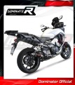 ауспух заглушител DOMINATOR GP1 черен подходящо за мотоциклет Honda VFR 800 X Crossrunner 2015 - 2021