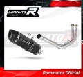 пълна изпускателна система със заглушител DOMINATOR Full System HP1 черен подходящо за мотоциклет Kawasaki VERSYS 650 2015 - 2020 2