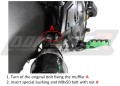 пълна изпускателна система със заглушител DOMINATOR Full System HP1 черен подходящо за мотоциклет Kawasaki VERSYS 650 2015 - 2020 3