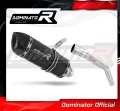 ауспух заглушител DOMINATOR HP1 черен подходящо за мотоциклет Triumph TIGER 800 XC XR 2015 - 2017 2