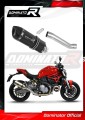 ауспух заглушител DOMINATOR HP1 черен подходящо за мотоциклет Ducati MONSTER 821 2018 - 2021
