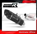 ауспух заглушител DOMINATOR HP1 черен подходящо за мотоциклет Ducati MONSTER 695 2006 - 2008