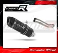 ауспух заглушител DOMINATOR HP1 черен подходящо за мотоциклет Aprilia RSV 4 R APRC Factory 2011 - 2015 2