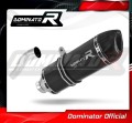ауспух заглушител DOMINATOR HP1 черен подходящо за мотоциклет Aprilia RS 125 1999 - 2005
