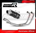 пълна изпускателна система със заглушител DOMINATOR Full System GP1 черен подходящо за мотоциклет Suzuki GS 500E 1989 - 2009 2