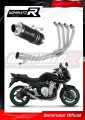 пълна изпускателна система със заглушител DOMINATOR Full System GP1 черен подходящо за мотоциклет Suzuki GSF 1250 N / S BANDIT 2007 - 2016