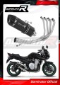 пълна изпускателна система със заглушител DOMINATOR Full System HP1 черен подходящо за мотоциклет Suzuki GSF 1250 N / S BANDIT 2007 - 2016