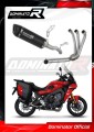 пълна изпускателна система със заглушител DOMINATOR Full System HP6 черен подходящо за мотоциклет Yamaha Tracer 9 / GT 2021 - 2023