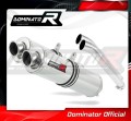 ауспух заглушител DOMINATOR кръгъл подходящо за мотоциклет Suzuki DL 1000 V-Strom 2002 - 2012
