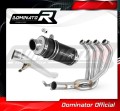 пълна изпускателна система със заглушител DOMINATOR Full System GP1 черен подходящо за мотоциклет Suzuki GSF 650 BANDIT N / S 2005 - 2006 4
