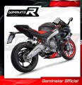 пълна изпускателна система със заглушител DOMINATOR Full System HP8 черен подходящо за мотоциклет Aprilia RS 660 2020 - 2024 3