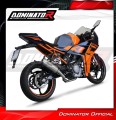пълна изпускателна система със заглушител DOMINATOR Full System OV G2 подходящо за мотоциклет KTM RC 390 2022 - 2024 3