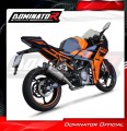 пълна изпускателна система със заглушител DOMINATOR Full System HP8 подходящо за мотоциклет KTM RC 390 2022 - 2024 3