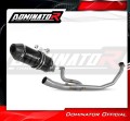 пълна изпускателна система със заглушител DOMINATOR Full System HP3 черен подходящо за мотоциклет Honda VTR 250 2009 - 2015 2