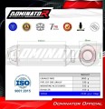 ауспух заглушител DOMINATOR MX2 черен подходящо за мотоциклет Honda CRF 300L / Rally 2021 - 2023 5