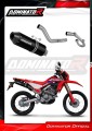 пълна изпускателна система със заглушител DOMINATOR Full System MX2 черен подходящо за мотоциклет Honda CRF 300L / Rally 2021 - 2023