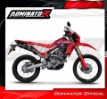пълна изпускателна система със заглушител DOMINATOR Full System MX2 черен подходящо за мотоциклет Honda CRF 300L / Rally 2021 - 2023 4