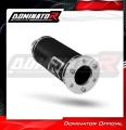 ауспух заглушител DOMINATOR GP1 черен подходящо за мотоциклет Kawasaki ZR7 / ZR7S 1999 - 2004
