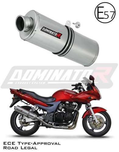 ауспух заглушител DOMINATOR хомологиран овален подходящо за мотоциклет Kawasaki ZR7 / ZR7S 1999 - 2004 5