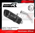 ауспух заглушител DOMINATOR хомологиран HP1 черен подходящо за мотоциклет Kawasaki Z750 2007 - 2012 2