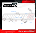 пълна изпускателна система със заглушител DOMINATOR Full System HP3 черен подходящо за мотоциклет Yamaha XSR 900 2022 - 2023 2