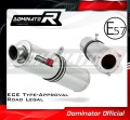 ауспух заглушител DOMINATOR хомологиран кръгъл подходящо за мотоциклет Kawasaki ZX6R 1995 - 1997