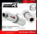 ауспух заглушител DOMINATOR хомологиран кръгъл подходящо за мотоциклет Kawasaki ZX6R 1998 - 2002