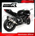 ауспух заглушител DOMINATOR хомологиран HP1 подходящо за мотоциклет Kawasaki ZX6R 636 2009 - 2020 3